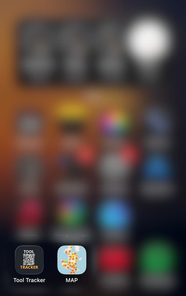 The app on a phone home screen
